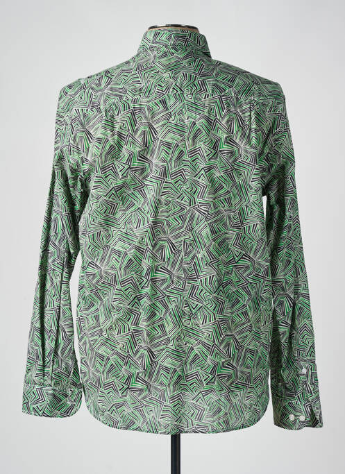 Chemise manches longues vert SERGE BLANCO pour homme