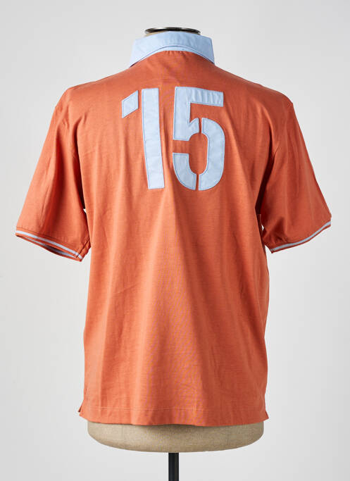 Polo orange SERGE BLANCO pour homme