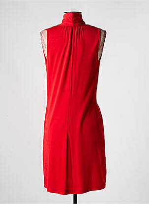 Robe mi-longue sans manche sans manche rouge SALSA femme