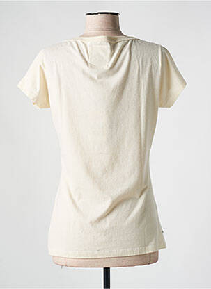 T-shirt sérigraphie manches courtes beige FRANKLIN MARSHALL femme