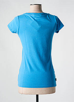 T-shirt sérigraphie manches courtes bleu FRANKLIN MARSHALL femme