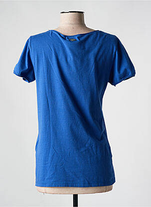 T-shirt stretch manches courtes bleu LE TEMPS DES CERISES femme