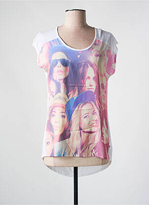 T-shirt manches courtes manches courtes blanc LE TEMPS DES CERISES fille