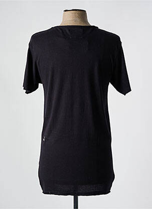 T-shirt imprimé fantaisie manches courtes noir ELEVEN PARIS femme
