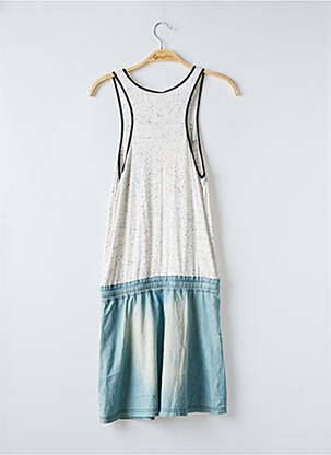 Robe mi-longue sans manche sans manche beige KAPORAL fille