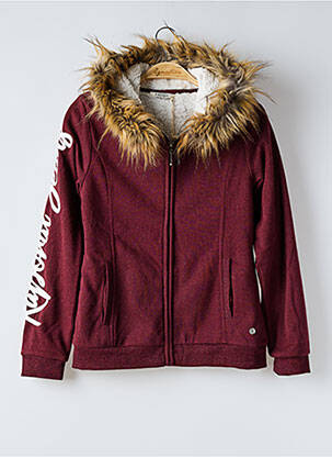 Veste casual col rond rouge KAPORAL fille