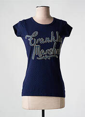 T-shirt bleu FRANKLIN MARSHALL pour femme seconde vue