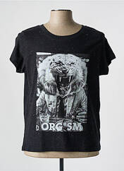 T-shirt noir ELEVEN PARIS pour femme seconde vue