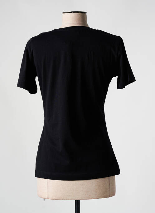 T-shirt coupe cintrée manches courtes noir DIESEL femme