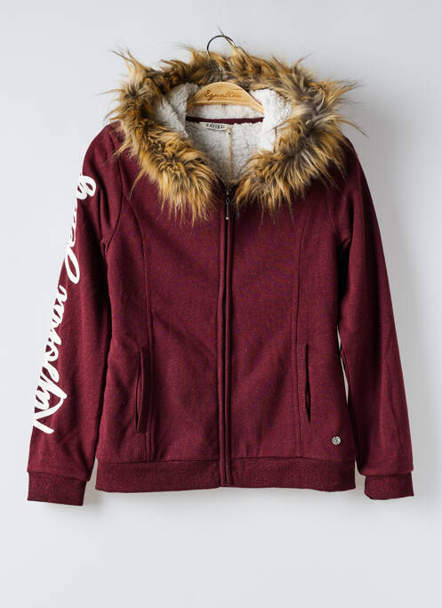 Veste casual col rond rouge KAPORAL fille
