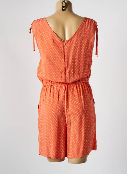 Combishort orange MISMASH pour femme