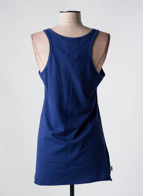 Débardeur bleu FRANKLIN MARSHALL pour femme