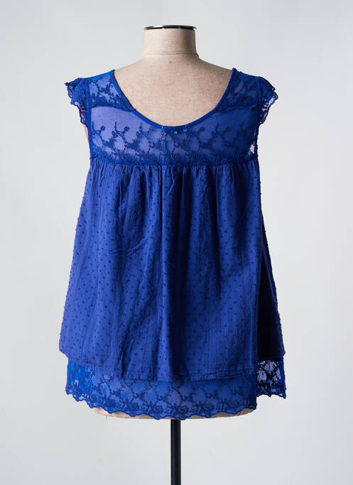 Top bleu FREE SOUL pour femme