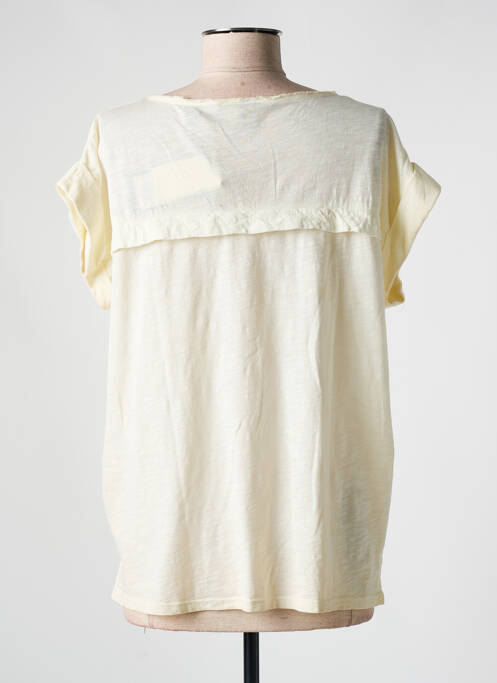 T-shirt beige SCOTCH & SODA pour femme