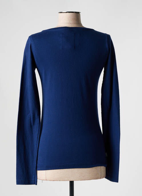 T-shirt bleu FRANKLIN MARSHALL pour femme