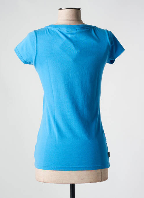 T-shirt bleu FRANKLIN MARSHALL pour femme