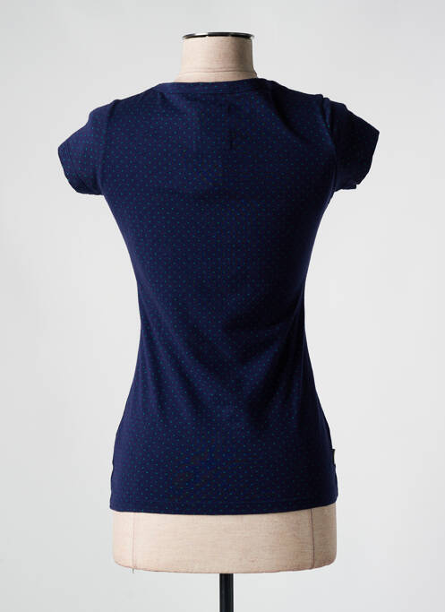 T-shirt bleu FRANKLIN MARSHALL pour femme