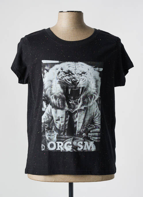 T-shirt noir ELEVEN PARIS pour femme