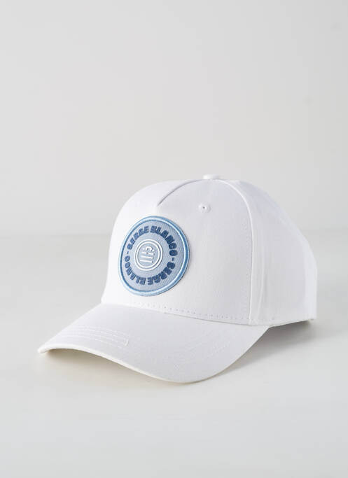 Casquette casquette norvégienne blanc SERGE BLANCO homme