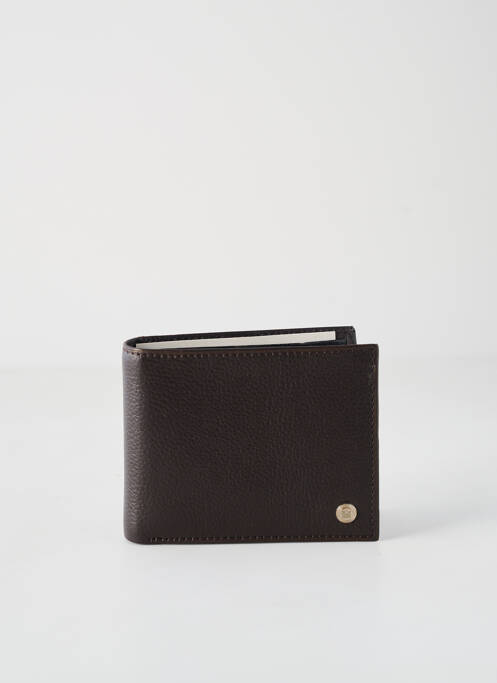 Portefeuille marron SERGE BLANCO pour homme