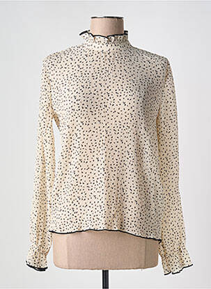Blouse manches longues manches longues blanc GEISHA femme