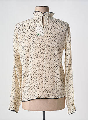Blouse manches longues manches longues blanc GEISHA femme