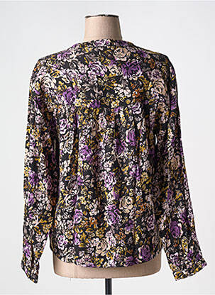 Blouse imprimé fleurs manches longues violet CREAM femme