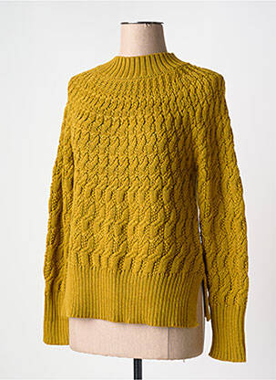 Pull stretch manches longues jaune WHITE STUFF femme