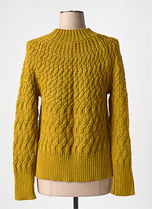 Pull stretch manches longues jaune WHITE STUFF femme