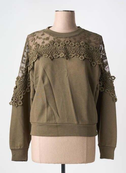 Sweat-shirt vert CREAM pour femme