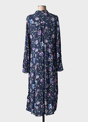 Robe longue manches longues manches longues bleu CECIL femme