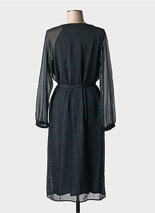 Robe longue manches longues manches longues noir STREET ONE femme
