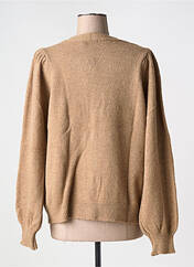 Gilet manches longues marron GEISHA pour femme seconde vue