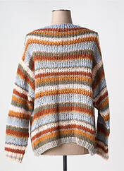 Gilet manches longues orange GEISHA pour femme seconde vue