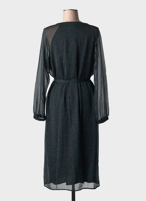 Robe longue manches longues manches longues noir STREET ONE femme