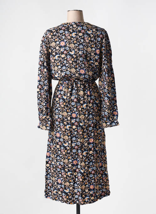 Robe longue noir GEISHA pour femme