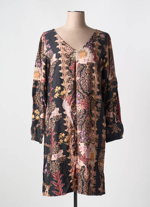 Robe mi-longue noir CREAM pour femme