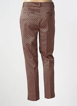 Pantalon slim tissage popeline taille normale orange ESQUALO femme