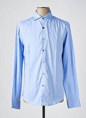 Chemise manches longues coupe cintrée bleu IMPERIAL homme
