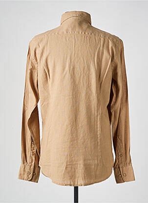 Chemise manches longues coupe droite marron IMPERIAL homme