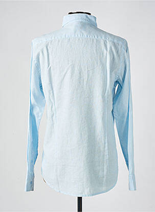 Chemise manches longues coupe droite bleu IMPERIAL homme