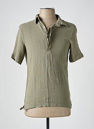Polo coupe cintrée manches courtes vert IMPERIAL homme