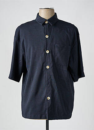 Chemise manches courtes coupe droite bleu IMPERIAL homme