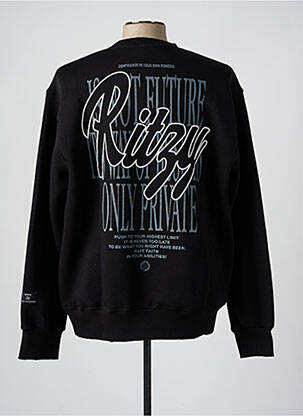 Sweat-shirt sérigraphie floquée manches longues noir IMPERIAL homme