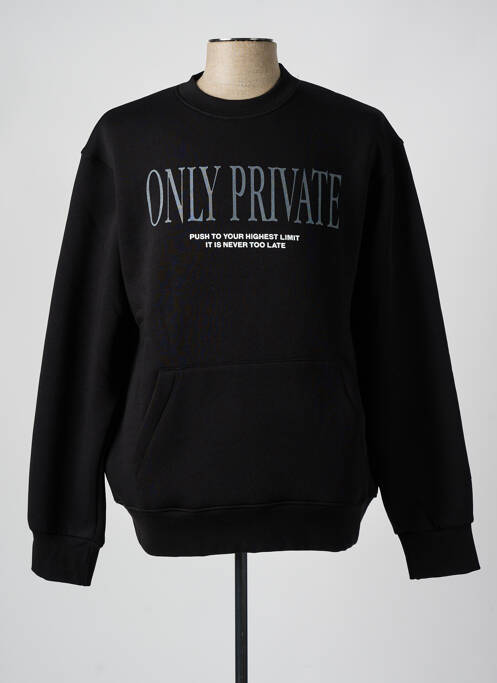 Sweat-shirt noir IMPERIAL pour homme