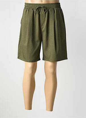 Bermuda taille élastique taille haute vert IMPERIAL homme
