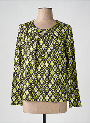 T-shirt manches longues manches longues vert FRANK WALDER femme