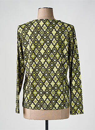 T-shirt manches longues manches longues vert FRANK WALDER femme