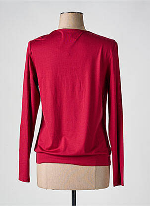 T-shirt manches longues manches longues rouge FRANK WALDER femme