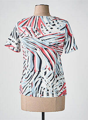 T-shirt stretch manches courtes gris BARBARA LEBEK femme